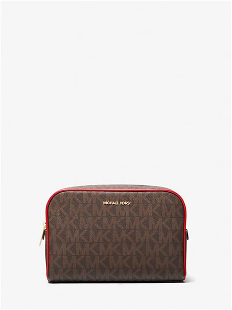 Jet Set Travel Large Logo and Leather Card Case 